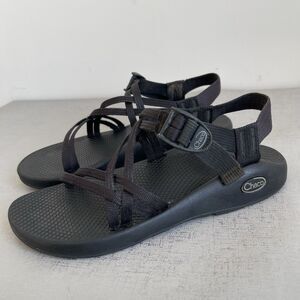 Chaco ZX/1 Dual Strap Cloud Sandals Women's 9 Black Trail Hiking Travel